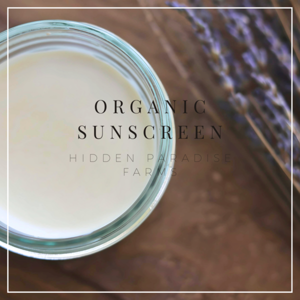 Organic Tallow Sunscreen