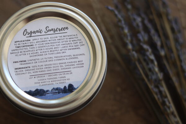 Organic Tallow Sunscreen - Image 4