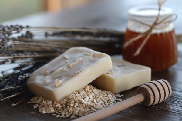 Organic Lavender Honey Oat Soap - Image 5