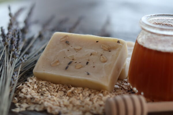 Organic Lavender Honey Oat Soap - Image 2