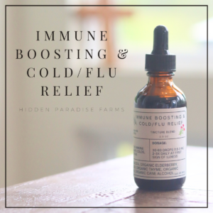 Immune Boosting + Cold/Flu Tincture